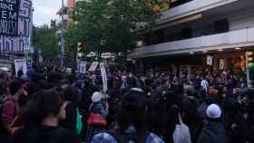 Manifestantes en la Bonanova de Barcelona / GALA ESPÍN