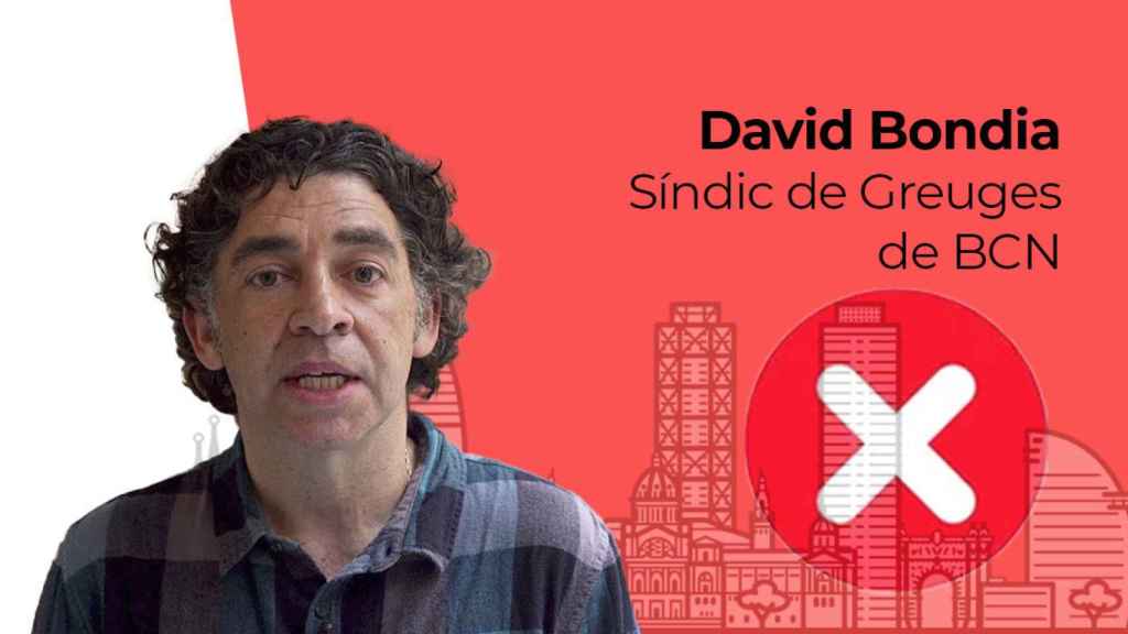 Fotomontaje de David Bondia, Síndic de Barcelona