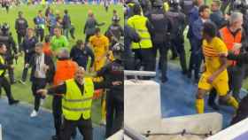 Asalto de los ultras del RCD Espanyol durante el Derby / TIKTOK