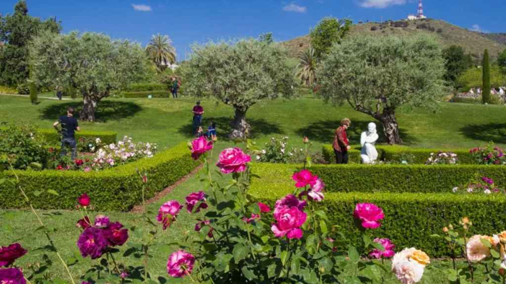 El parque de Cervantes de Barcelona