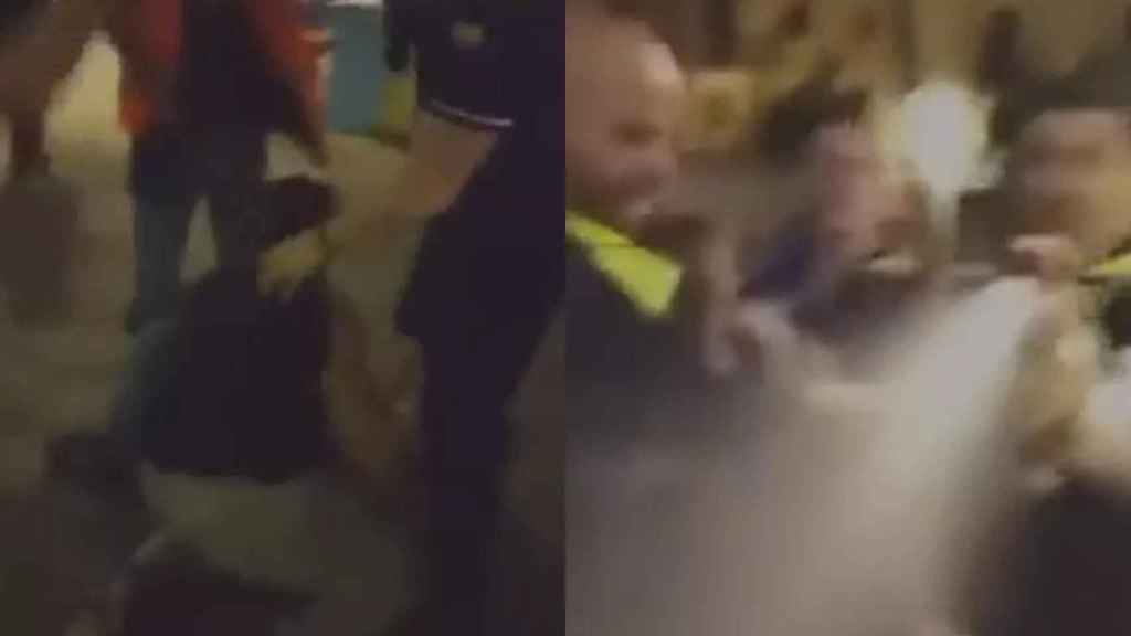 Detención de los monitores por agredir a los agentes de la Guardia Urbana de Barcelona / CEDIDA