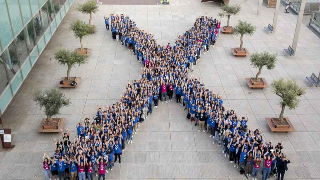 Jóvenes estudiantes en el campus The Challenge de EduCaixa / FUNDACIÓN LA CAIXA