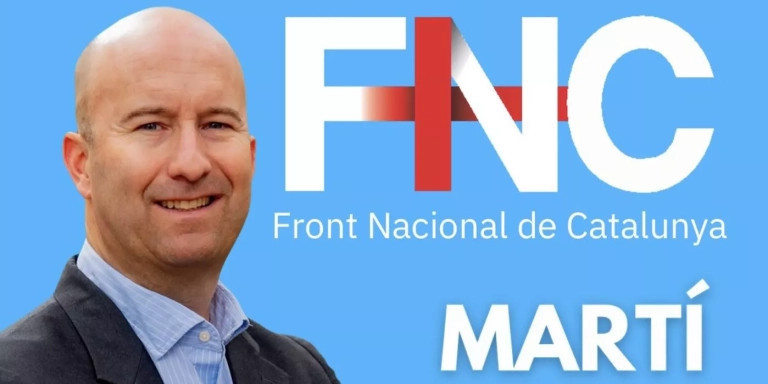Martí Naval, candidato de Front Nacional de Catalunya en Barcelona / TWITTER