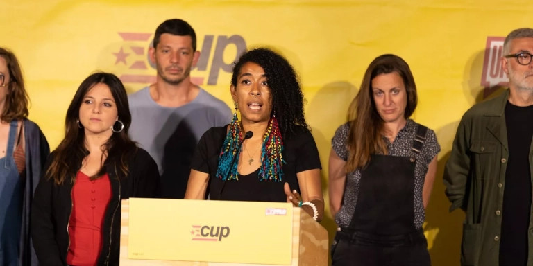 La diputada de la CUP en el Parlament y candidata del partido a la alcaldía de Barcelona, Basha Changue / TWITTER