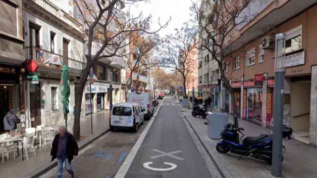 La calle de Concepció Arenal, en el barrio de Sant Andreu de Barcelona / GOOGLE MAPS