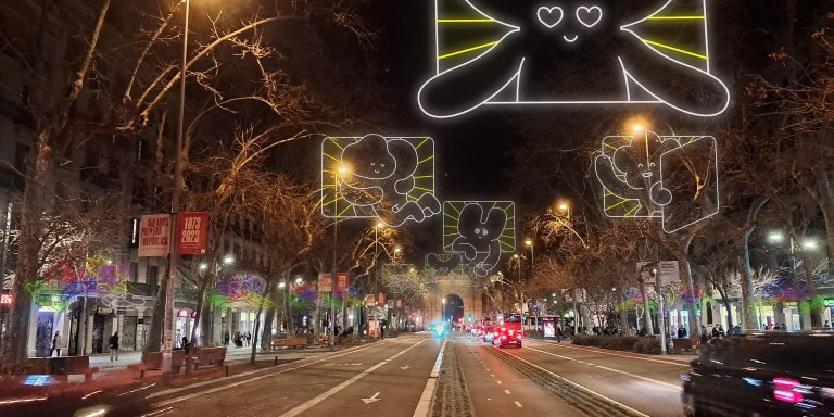 Diseño de la iluminación del paseo de Sant Joan / AYUNTAMIENTO DE BARCELONA 