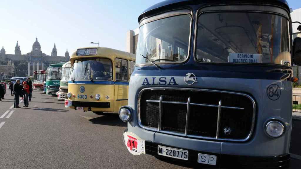 Exposición de autobuses clásicos en Barcelona de otras ediciones / BUS BCN