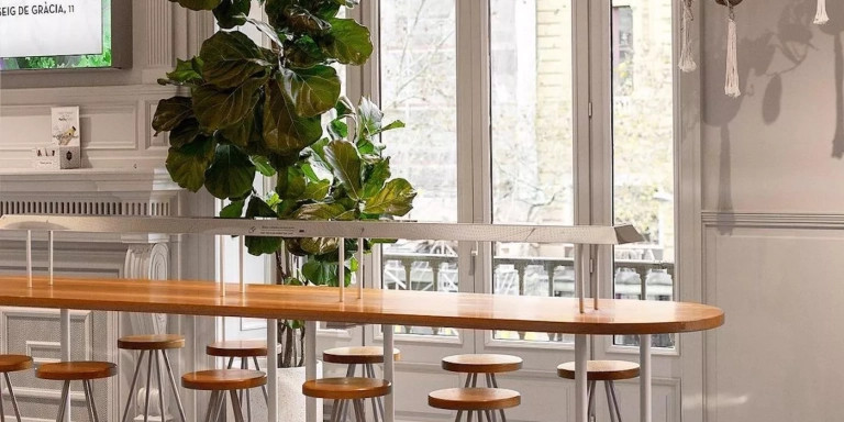 El antiguo restaurante que Flax & Kale tenía en paseo de Gràcia en Barcelona / INSTAGRAM