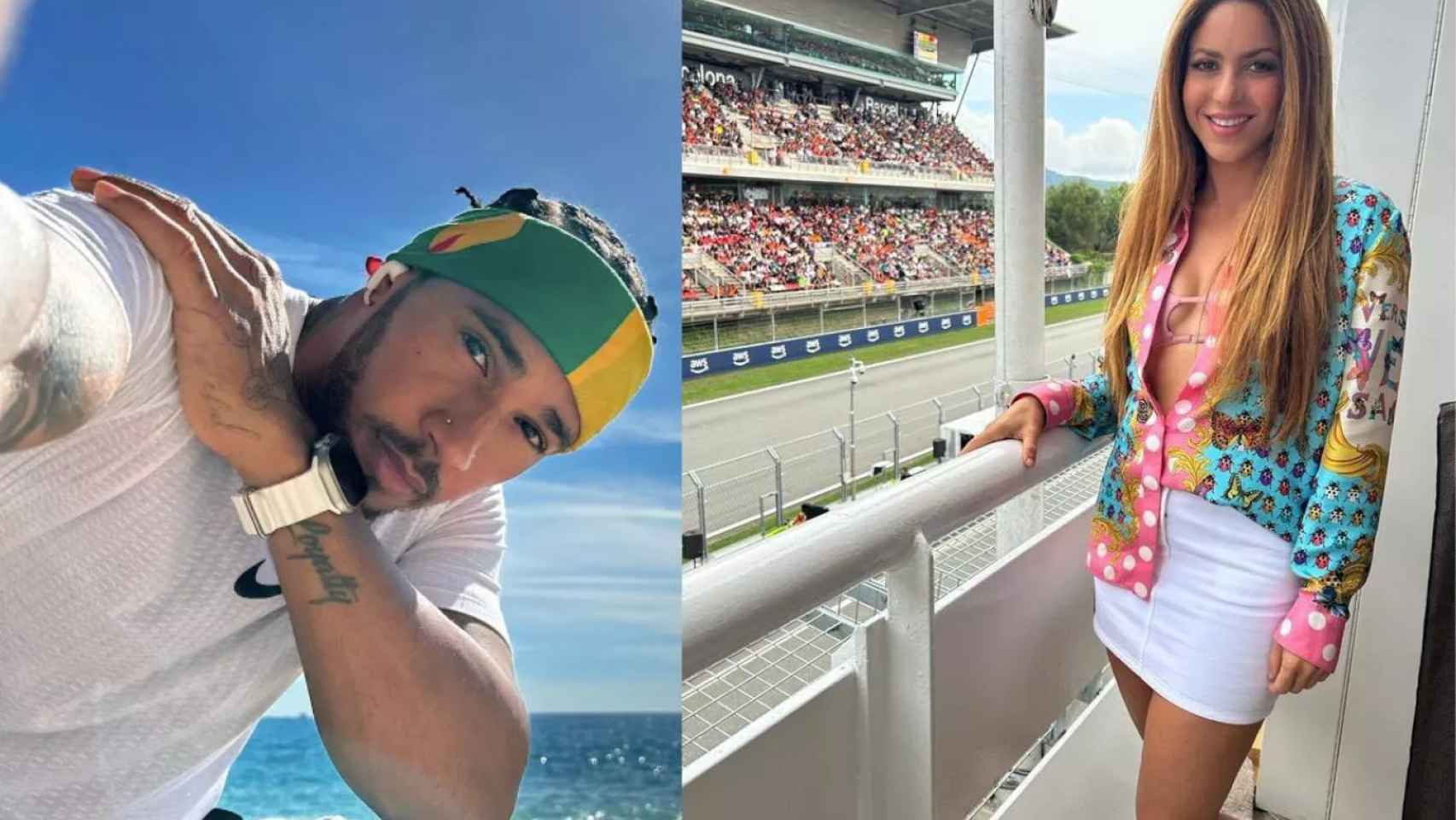 Fotomontaje de Hamilton y Shakira / MA