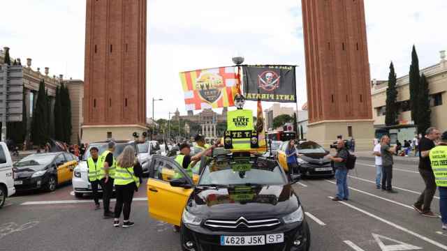 Huelga de taxistas en Barcelona / GALA ESPÍN