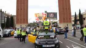 Huelga de taxistas en Barcelona / GALA ESPÍN