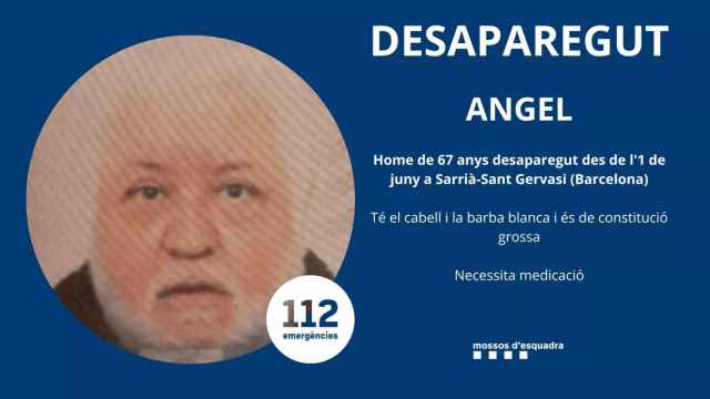 Ángel, el hombre desaparecido en Barcelona / MOSSOS D'ESQUADRA
