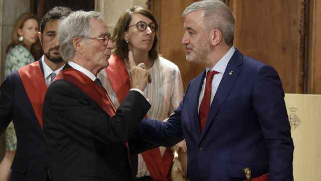 Trias y Collboni tras el pleno de investidura / EFE