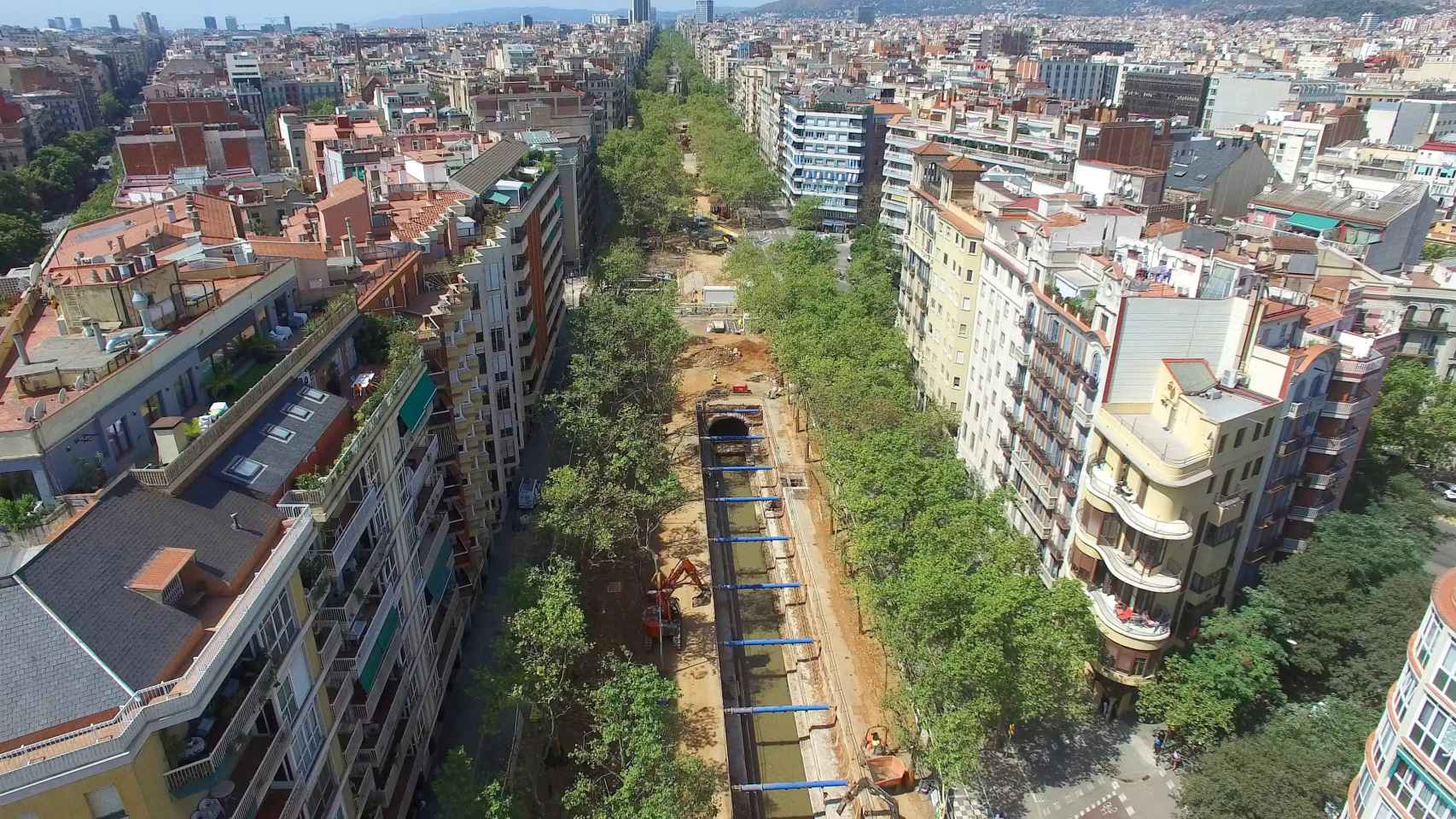 Obras tranvía Diagonal / SOCOTEC