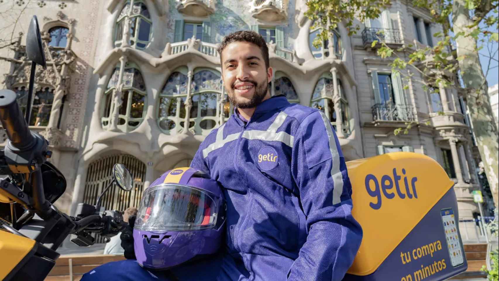 Trabajador de Getir en Barcelona / GETIR