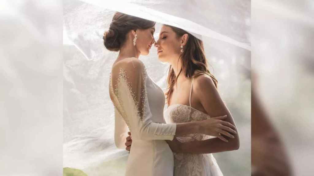 Una de las polémicas fotografías de Pronovias que ha levantado una oleada xenófoba contra la empresa / INTAGRAM PRONOVIAS