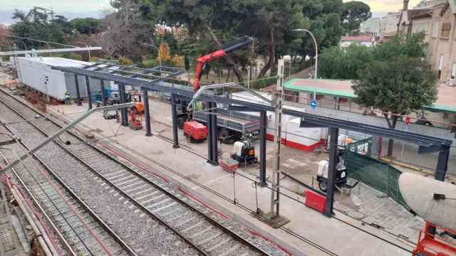 Obras de soterramiento de la Estación de Sant Feliu de Llobregat / ADIF
