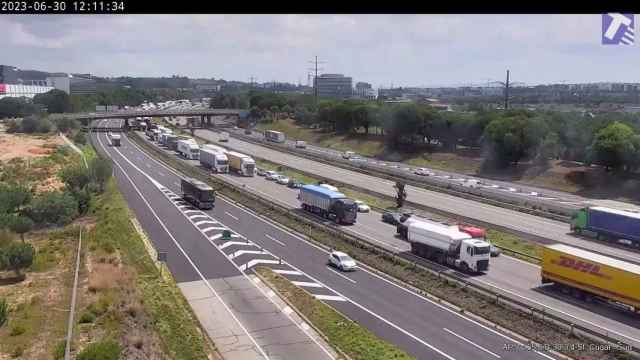 La autopista AP-7 sufre retenciones  / SCT