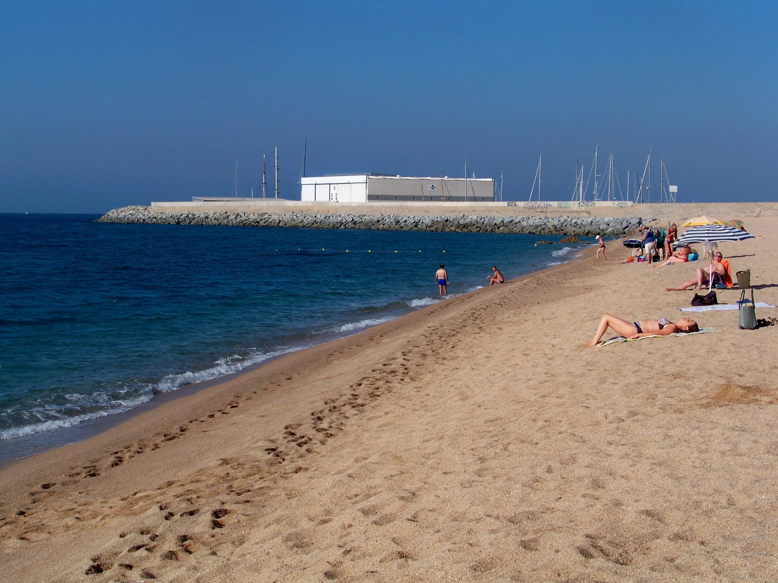 Una playa de Arenys de Mar / AYUNTAMIENTO