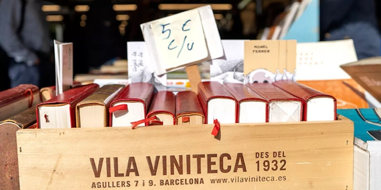 Libros de segunda mano en el Mercat Dominical Sant Antoni