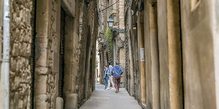 Calle de Salomó ben Adret de Barcelona / AJ BCN