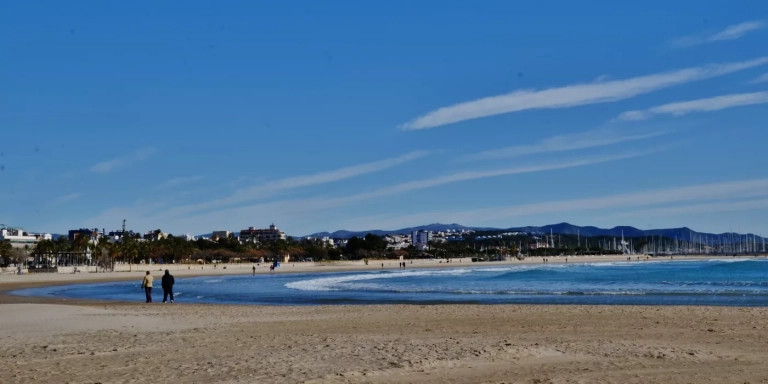 La playa de Ribes Rojes de Vilanova i la Geltrú / WIKIMEDIA COMMONS