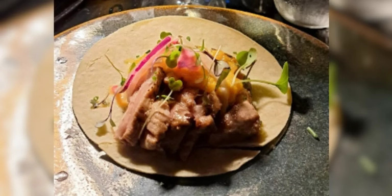 Uno de los platos del Club 61 de Barcelona