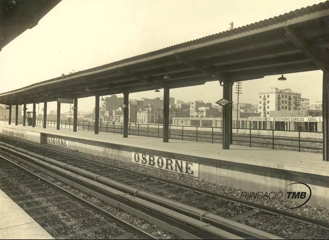 Una estación antigua del metro de Barcelona / FUNDACIÓ TMB