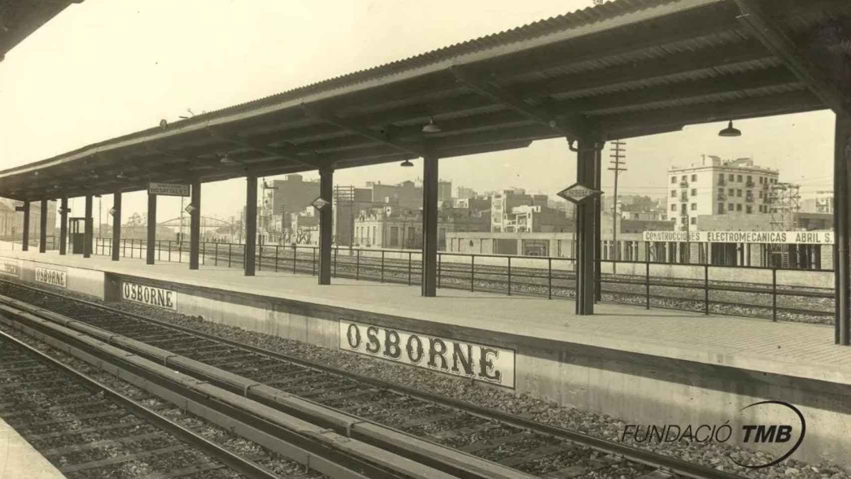 Una estación antigua del metro de Barcelona / FUNDACIÓ TMB