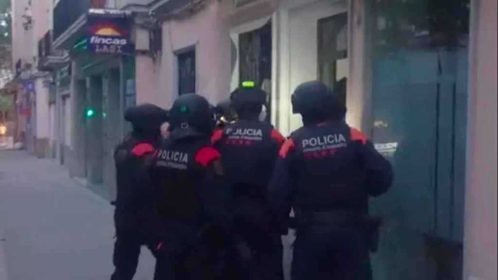 Operativa de detención de los arrestados / MOSSOS