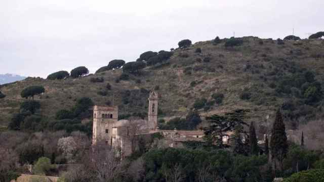 Vista exterior del monasterio de Sant Jeroni de la Murtra