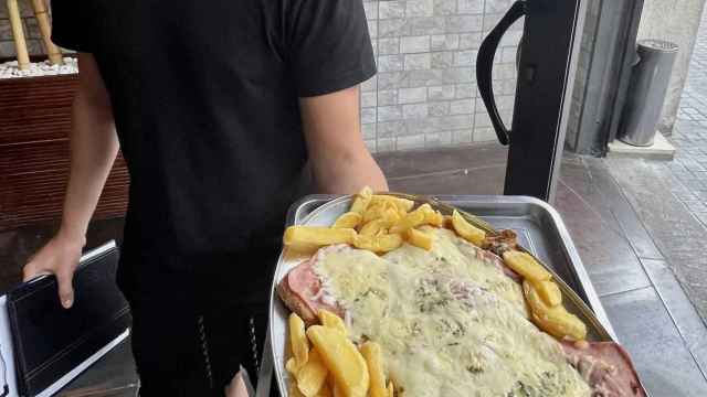 Las milanesas del restaurante Sol Argentino / Twitter