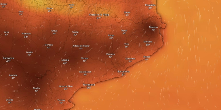 Previsión para el martes / WINDY