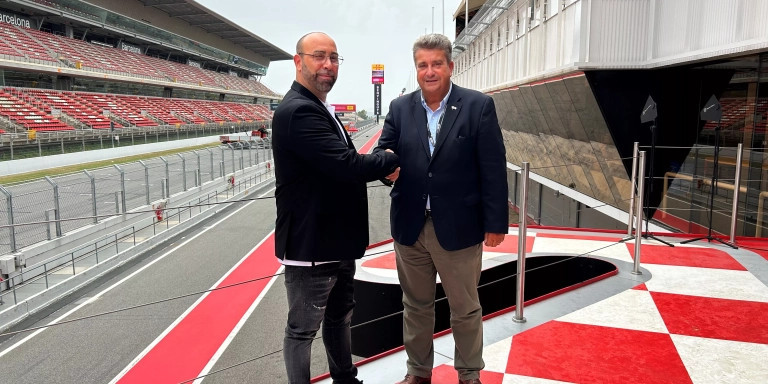 Raul Rojas, General Manger de RBF y Josep Luís Santa Maria, director general del Circuit de Barcelona / CEDIDA 