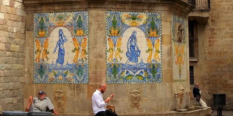 La fuente de Santa Anna / AJ. BARCELONA - PIETRO COLONNA