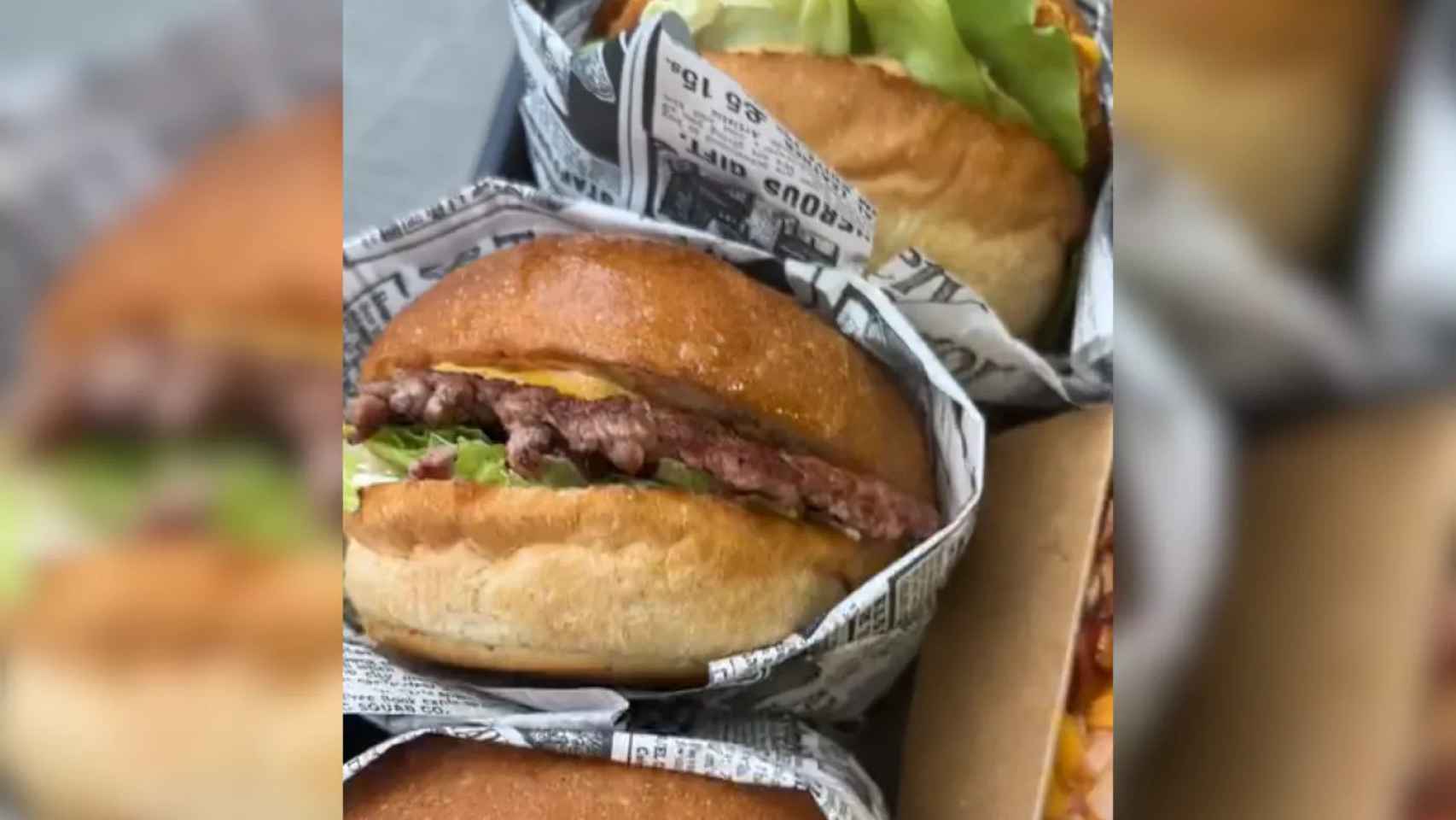 Hamburguesas del Dolce Burguer en El Prat / TIKTOK