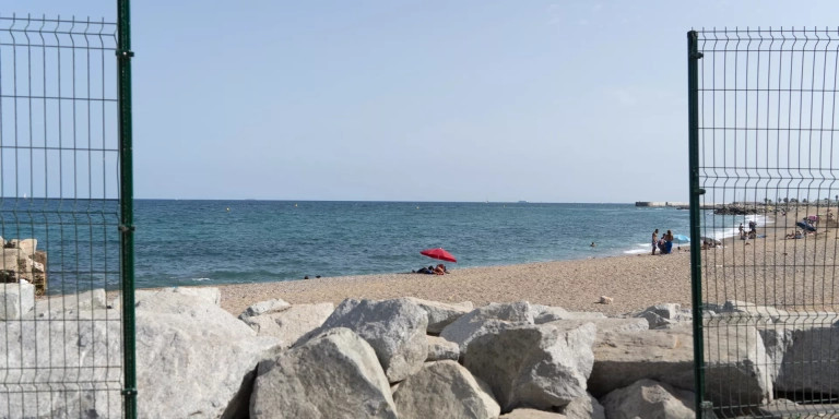 Bañistas despreocupados en la playa del Litoral de Sant Adrià / GALA ESPÍN