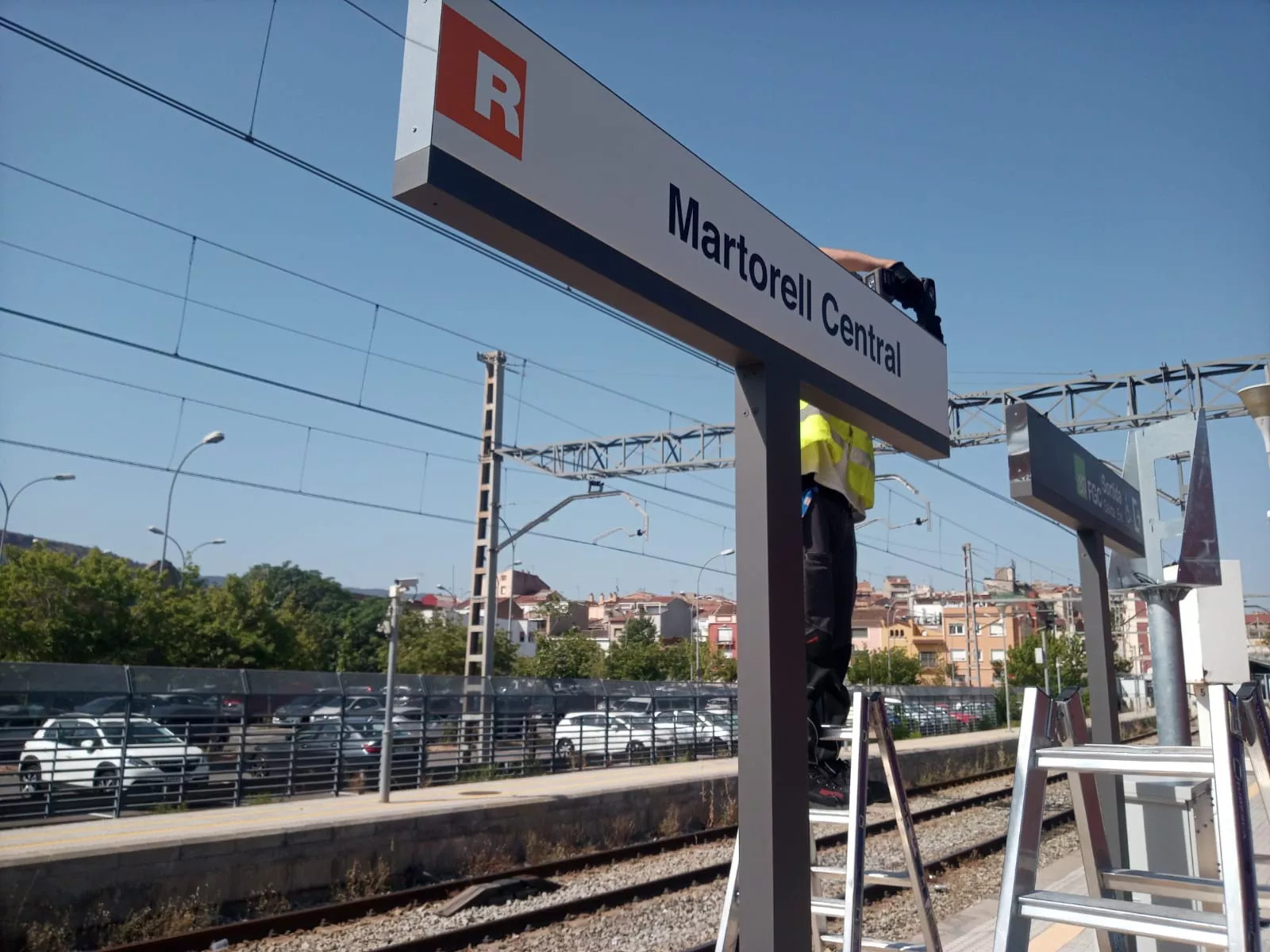 Cambio de nombre en la estación de Martorell / RODALIES