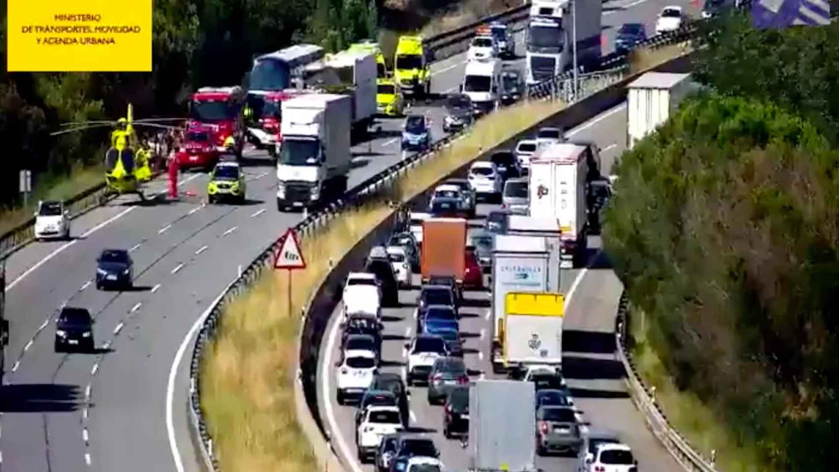 Accidente en Maçanet de la Selva (Girona) / TRÀNSIT