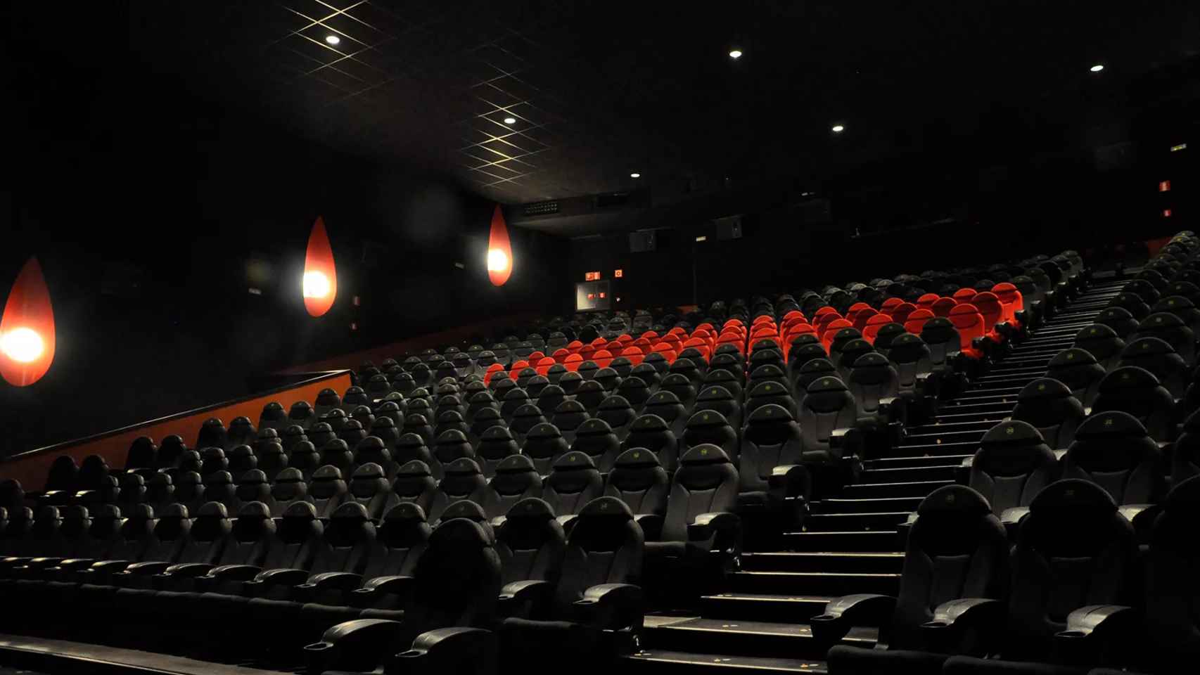 Una sala de los cines Yelmo en una imagen de archivo