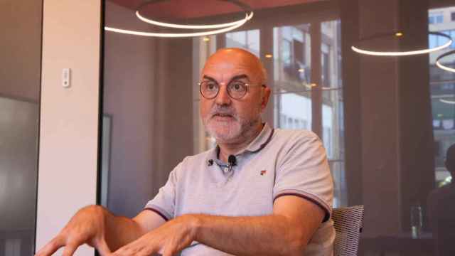 Oriol Estela, coordinador del Plan Estratégico Metropolitano de Barcelona, durante la entrevista con 'Metrópoli' / GALA ESPÍN