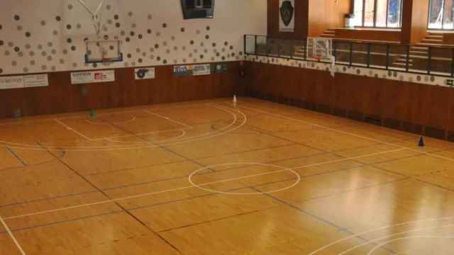 El pabellón Josep Comellas, donde juega el Club de Bàsquet Pedagogium / CLUB DE BÀSQUET PEDAGOGIUM
