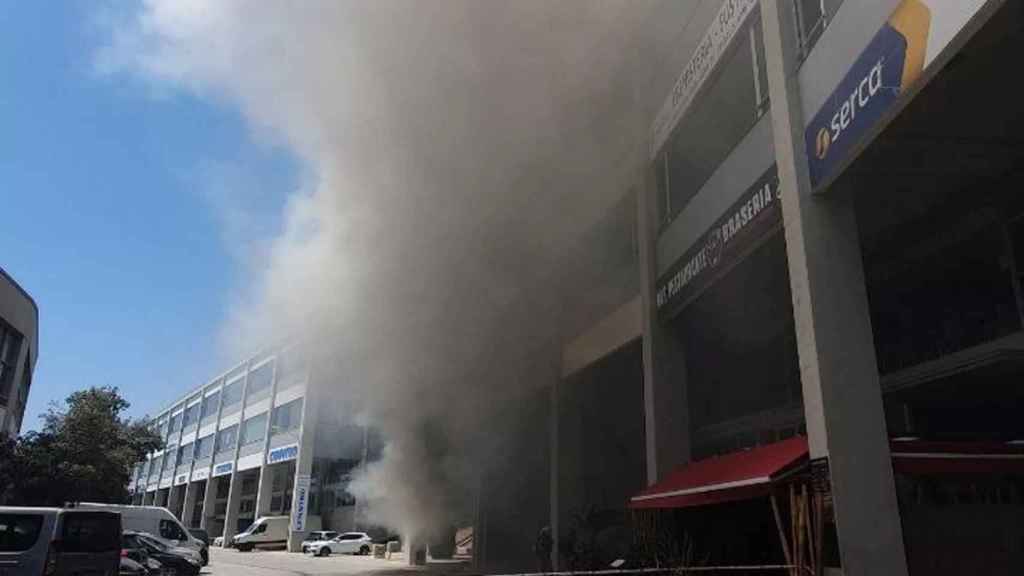 Incendio en Badalona / BOMBERS DE LA GENERALITAT