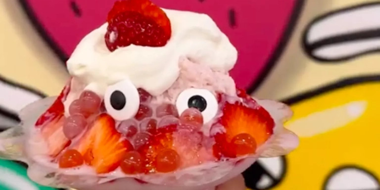 Helado de Snow Monster de Taiwán / TIKTOK