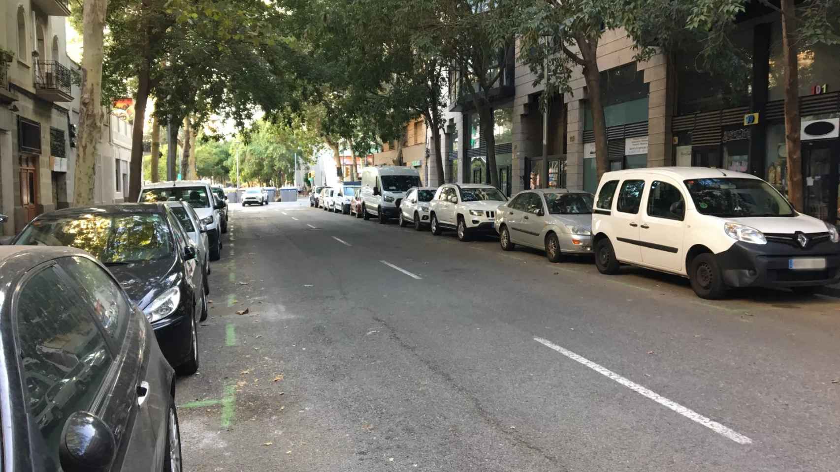 Disposición actual de la calle dels Enamorats / RP