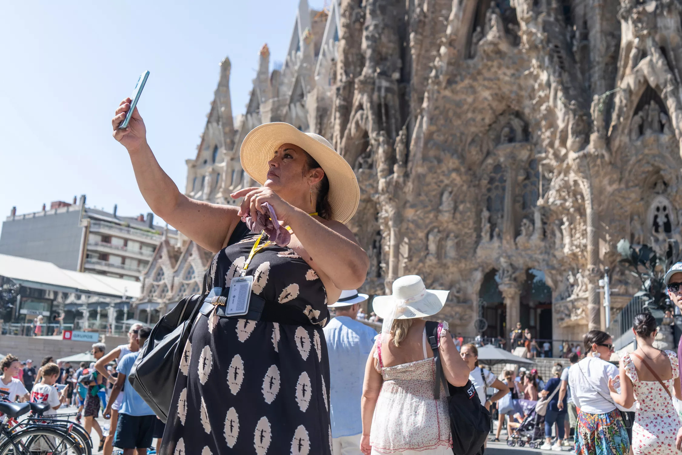 Turistas en la Sagrada Família / SIMÓN SÁNCHEZ