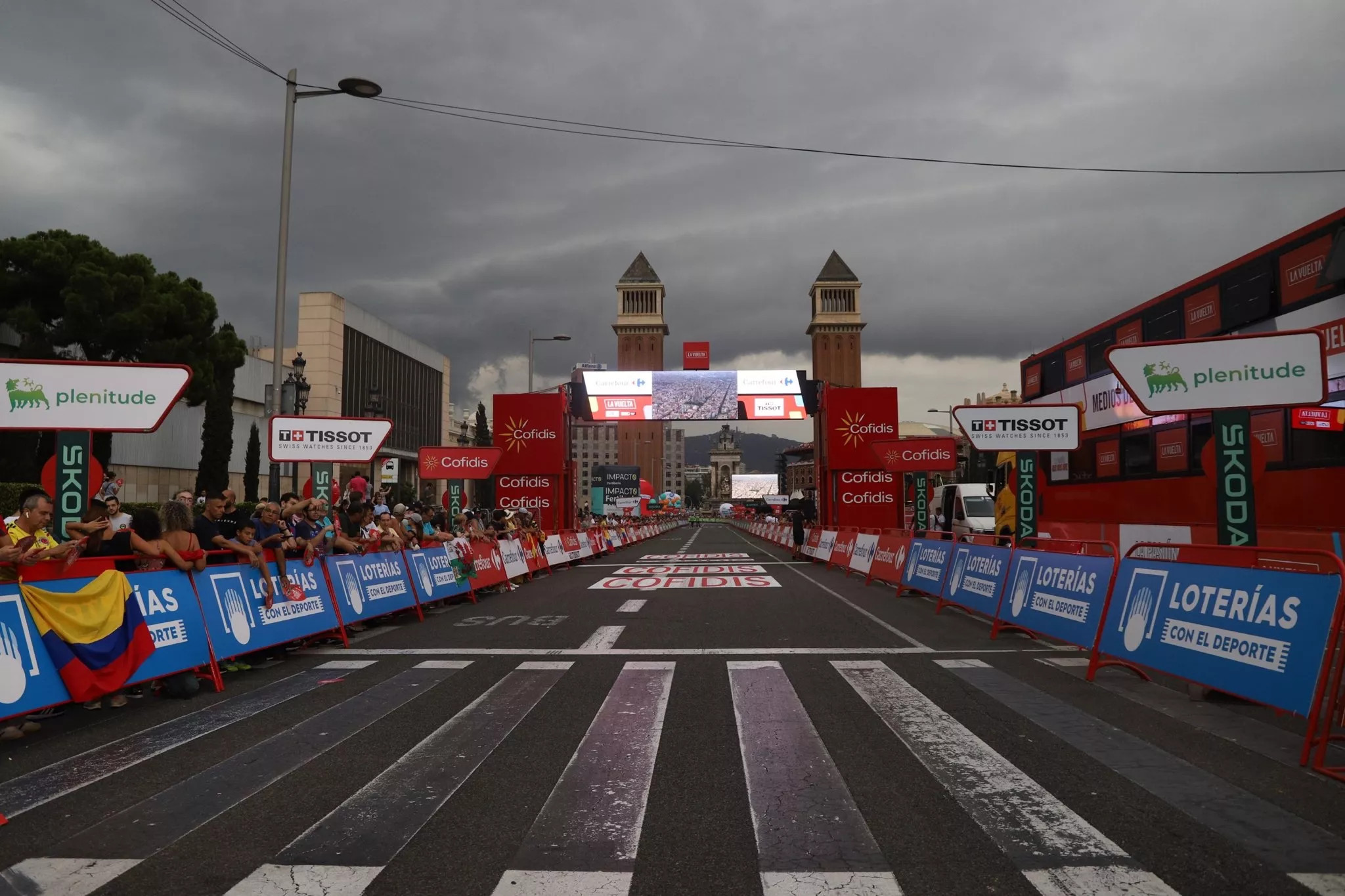 Llegada de la primera etapa de La Vuelta en Barcelona / GALA ESPÍN