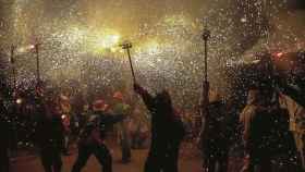 Correfoc de Festa Major en Sant Adrià / ARCHIVO