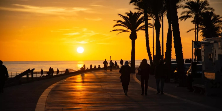 Atardecer desde Sitges / LUIS MIGUEL AÑÓN