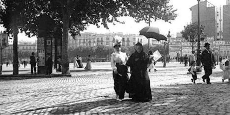 La plaza Catalunya en los años 80 / Archivo AJ Barcelona